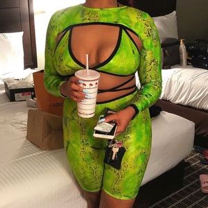 3-piece Lime Green Set